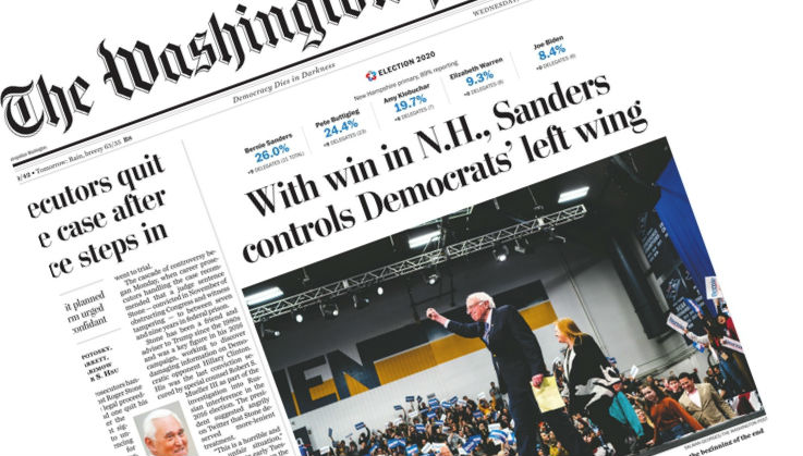 Bernie Sanders only gets partial credit from the elite political media