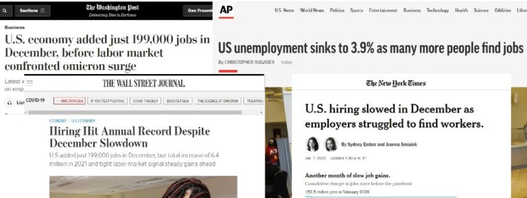 Which newsrooms are trying to make the economy look bad?