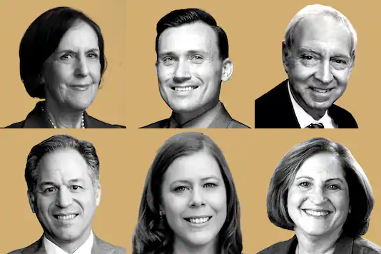 The all-white Washington Post editorial board.