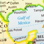 Gulf of Mexico map