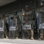 California National Guard guarding something