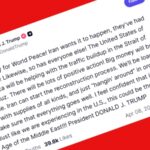 Trump TruthSocial post: A big day for World Peace! Iran wants it to happen, they’ve had enough! Likewise, so has everyone else! The United States of America will be helping with the traffic buildup in the Strait of Hormuz. There will be lots of positive action! Big money will be made. Iran can start the reconstruction process. We’ll be loading up with supplies of all kinds, and just “hangin’ around” in order to make sure that everything goes well. I feel confident that it will. Just like we are experiencing in the U.S., this could be the Golden Age of the Middle East!!! President DONALD J. TRUMP